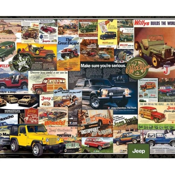 Eurographics Puzzle: Jeep Advertising Collection 1000 pieces - Picture 3 of 3